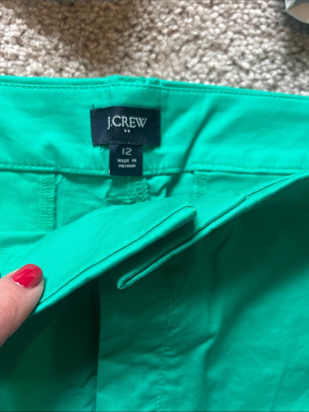 LOT 4 J Crew shorts women’s size 12. Khaki, black, grey & green - Picture 4 of 10